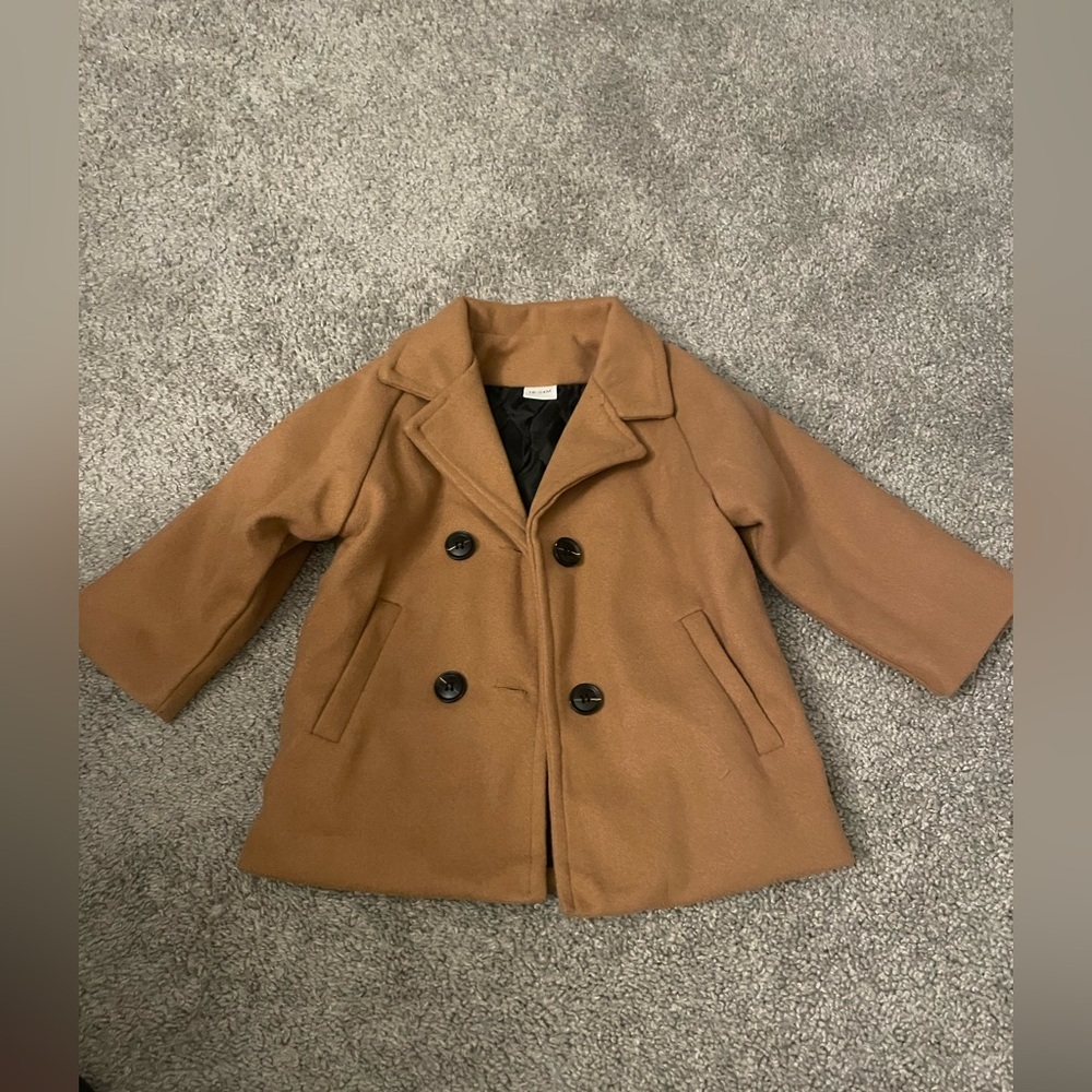 Tan Kids Coat